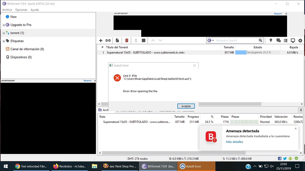 AutoIt Error Line 0 Error opening file nº 8 por Miguelgrado