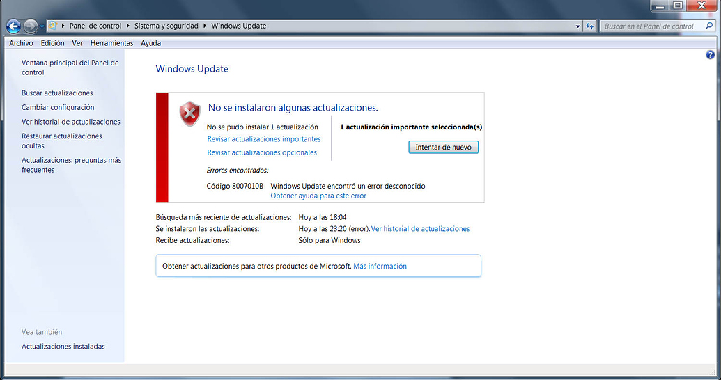 Kb4535102 не устанавливается windows 7