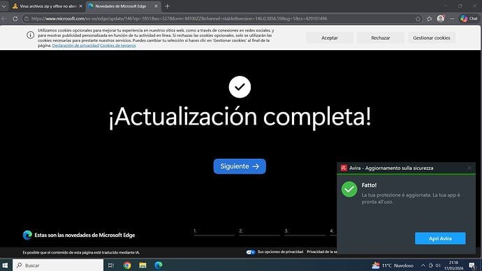 actualización