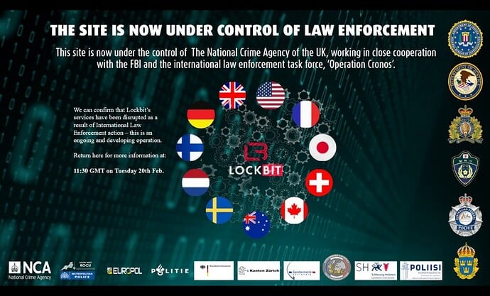Infraestructura LockBit confiscada por la policía de EE. UU. y el Reino Unido