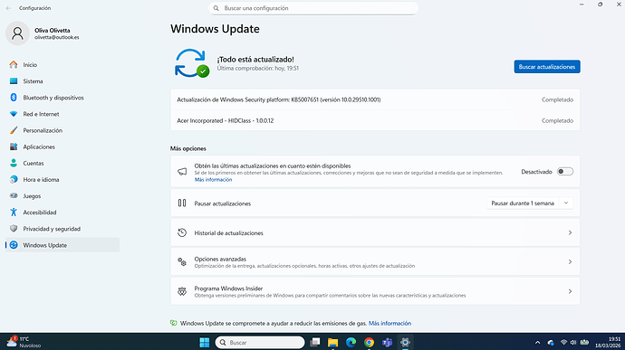 actualizaciones