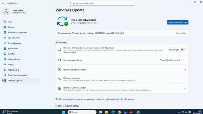 actualizaciones