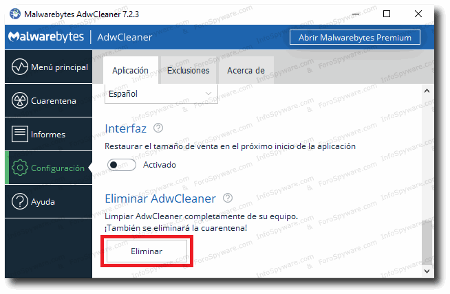 Manual De Adwcleaner Guías Manuales Tutoriales Y Más Forospyware 9959