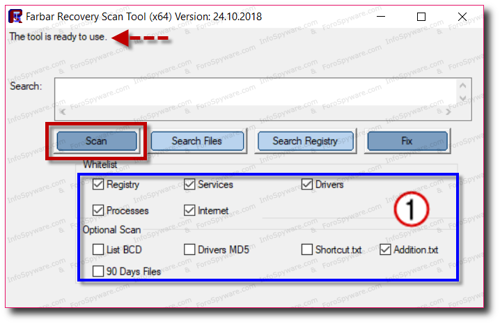 ejecutar Recovery Scan Tool (FRST)? - manuales, tutoriales más - ForoSpyware