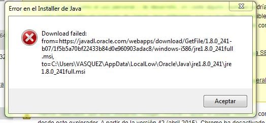 Java no me deja actualizar